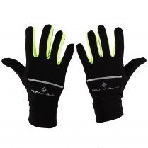 Ron Hill Switch Running Gloves Black with Yellow