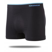 Runderwear Men's Support Running Boxer Black