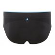 Runderwear Men's Support Running Briefs Black