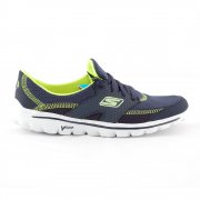 Skechers GOwalk 2 - Stance Women's Walking Shoes Dark Blue 