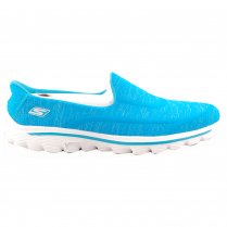 Skechers Women's GOwalk 2 Super Sock Shoes Light Blue