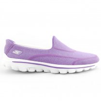 Skechers Women's GOwalk 2 Super Sock Shoes Light Purple