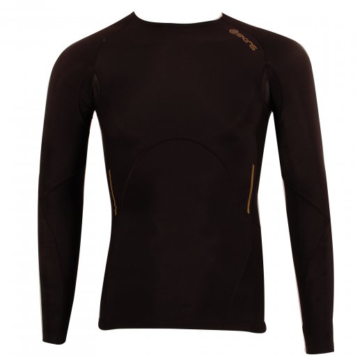 Skins A400 Men's Compression Long Sleeve Top Black