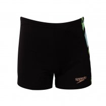 Allover Panel Boy's Swimming Aquashort Black