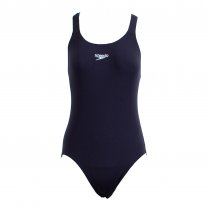 Speedo Endurance+ Medalist Women's Swimming Costume Dark Blue