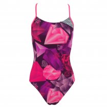 Speedo Flipturn Mystic Crystal Women's Swimming Costume Purple