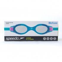 Speedo Futura Biofuse Junior Swimming Goggles Turquoise and Pink