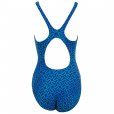 Speedo Monogram Allover Muscleback Women's Swimming Costume Blue