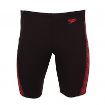 Monogram Jammer Men's Swim Shorts Black And Red