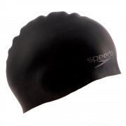 Speedo Moulded Silicone Swimming Cap Black