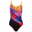 Speedo Women's Placement Digital Powerback Swimsuit Multi