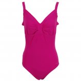 Speedo Women's Sculpture Watergem Adjustable Swimsuit Deep Pink