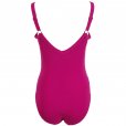 Speedo Women's Sculpture Watergem Adjustable Swimsuit Deep Pink