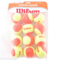 Wilson Starter Tennis Balls 12 Pack Orange & Yellow