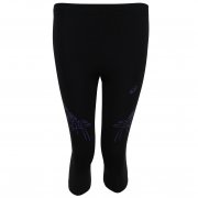 Asics Stripe Knee Women's 3/4 Running Tights Black