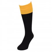 Turnover Club Football Sock Black Amber