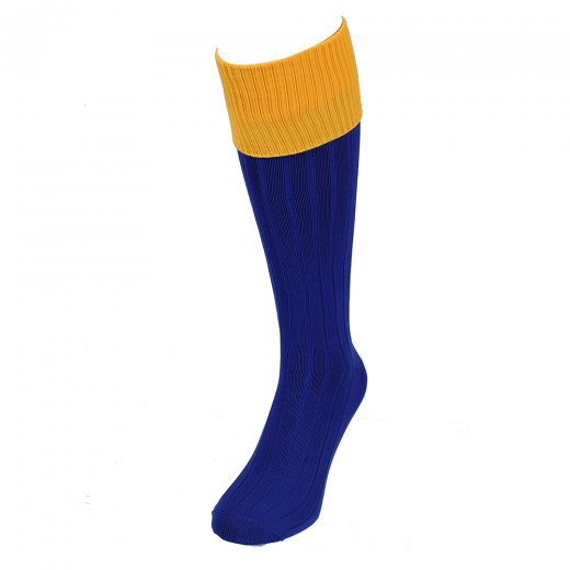 Reydon Turnover Club Football Sock Yellow/Blue