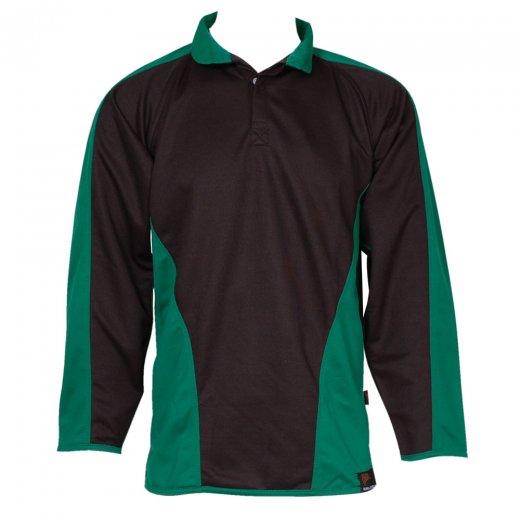 Falcon Uffculme School Reversible Rugby Top Black & Emerald