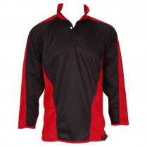 Uffculme School Reversible Rugby Top Black & Red (size 26")