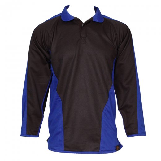 Falcon Uffculme School Reversible Rugby Top Black & Royal Blue