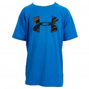 Under Armour Big Logo Boy's Shortsleeve Tee Blue