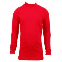 Under Armour Boys Coldgear Evo Fitted Mock Red