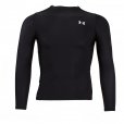 Under Armour Boy's Heatgear Longsleeve T-Shirt Black