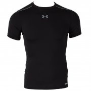 Boys HeatGear Sonic Shortsleeve Tee Black