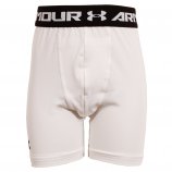 Under Armour HeatGear® Armour Boy's Fitted Short White