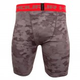 Under Armour HeatGear Armour Men's Compression Printed Shorts Dark Grey