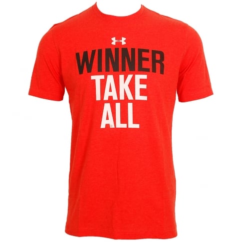 Under Armour Men's Winner Take All T-Shirt Red