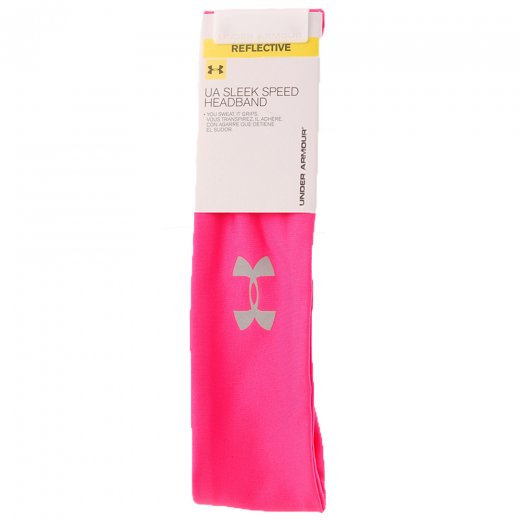 Under Armour Sleek Speed Adjustable Women's Headband Pink