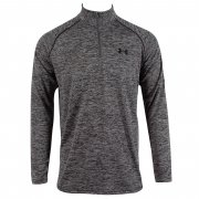 Tech 1/4 Zip Tee Black