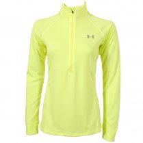 Under Armour Tech Women's 1/2 Zip Longsleeve Tee Yellow