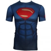 Under Armour Transform Yourself Men's Shortsleeve Superman Compression Shirt Navy