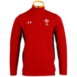 Under Armour WRU Men's 1/4 Zip Training Top Dark Red