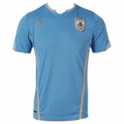 Puma Uruguay Home Shortsleeve Replica Jersey Blue