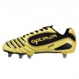 Optimum Velocity Rugby Boot Black & Yellow