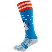 WackySox Snowman Diva Medium Blue