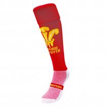 WackySox Wales Socks Red Medium