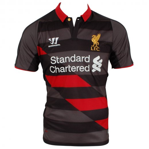 Warrior Liverpool FC Third Kit Adult Replica Jersey Black