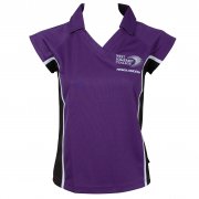 Falcon West Somerset College Girls Sports Polo Purple