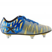 Xblades Wild Thing Junior Rugby Boot Blue & Yellow