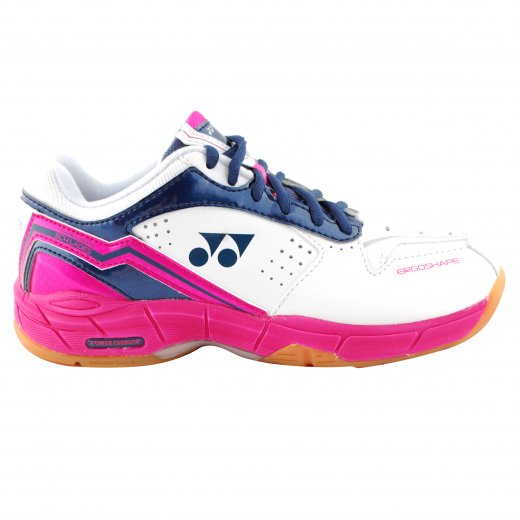 Yonex SHB SC4LX Women's Indoor Trainers White with Pink & Blue