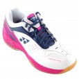 Yonex SHB SC4LX Women's Indoor Trainers White with Pink & Blue