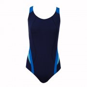 Zoggs Brisbane Crossback Women's Swimming Costume Blue