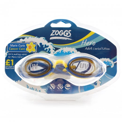 Zoggs Marie Curie Senior Goggles Blue/Yellow