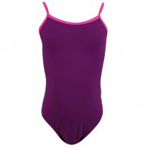 Zoggs Nebula Scoopback Girl's Swimming Costume Purple