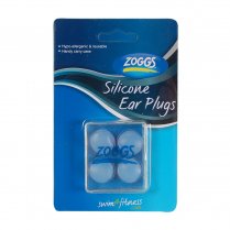 Zoggs Silicone Ear Plugs Plain